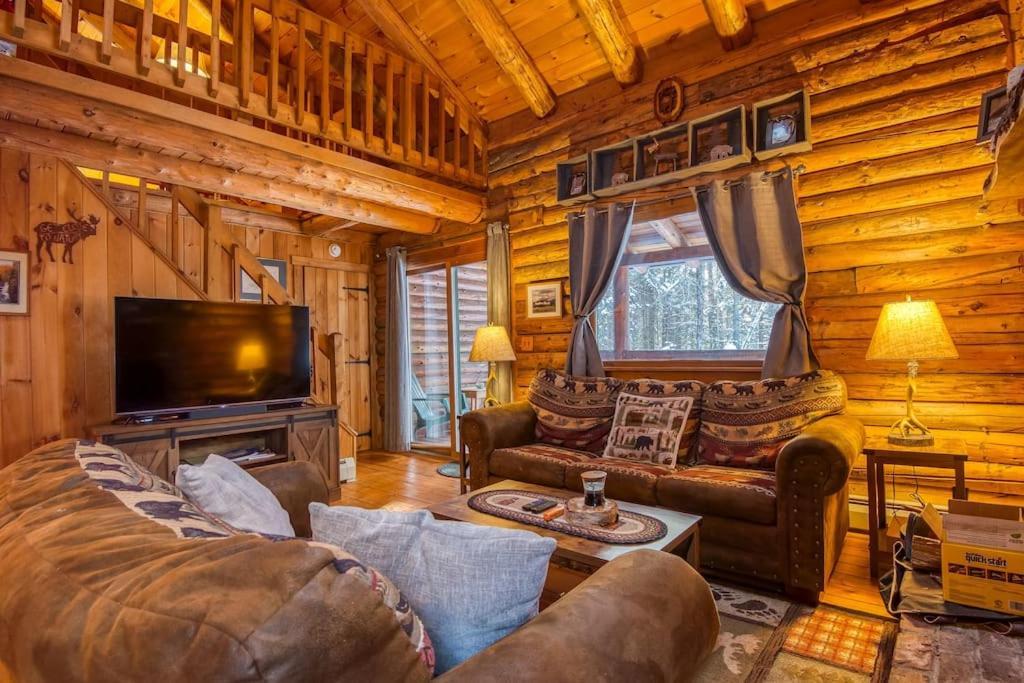 Family-Focused & Pet-Friendly Log Cabin With 4Br 2Ba Sleeps 10 Bethlehem Bagian luar foto
