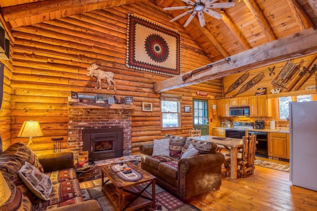 Family-Focused & Pet-Friendly Log Cabin With 4Br 2Ba Sleeps 10 Bethlehem Bagian luar foto