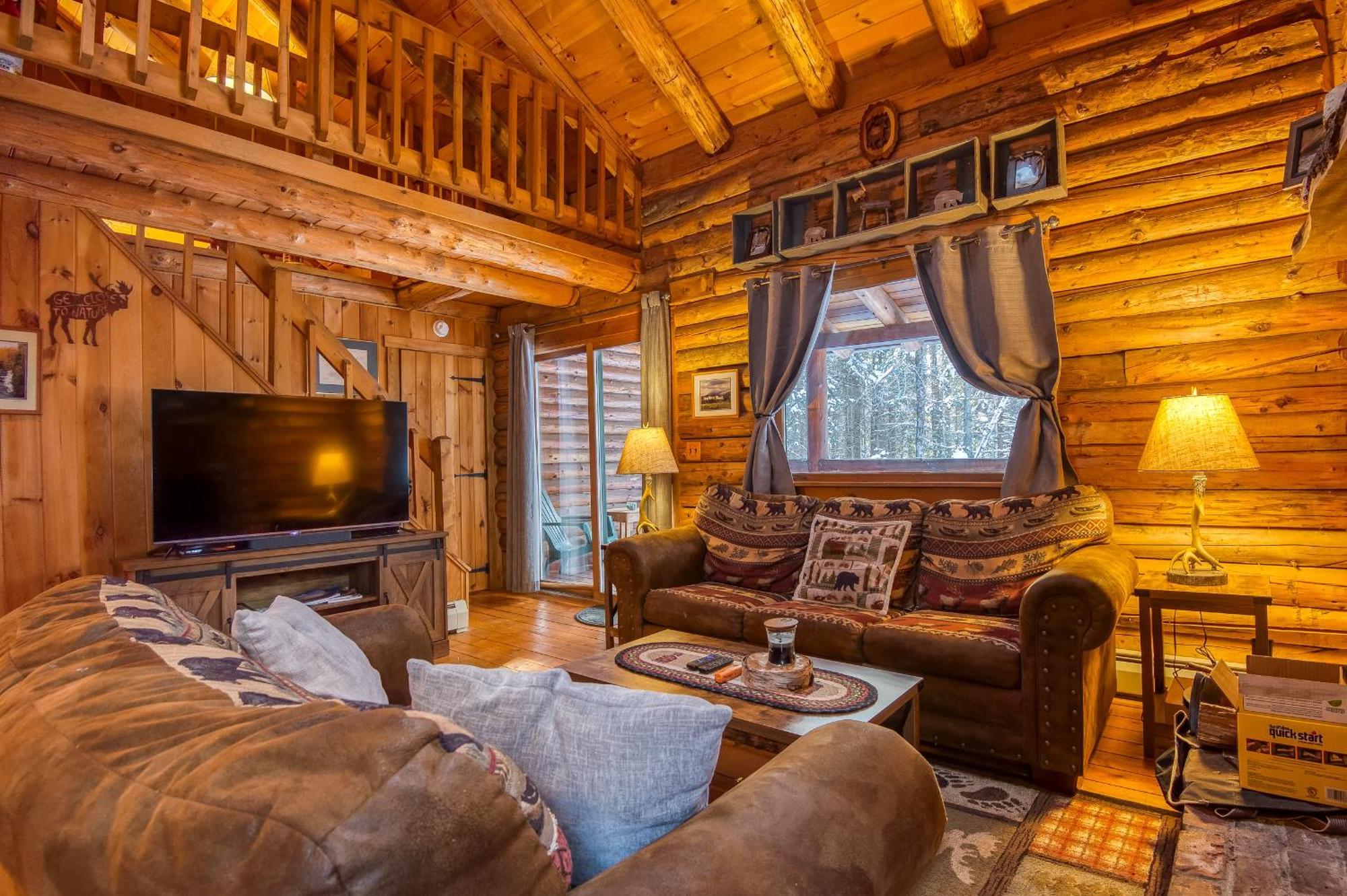 Family-Focused & Pet-Friendly Log Cabin With 4Br 2Ba Sleeps 10 Bethlehem Bagian luar foto